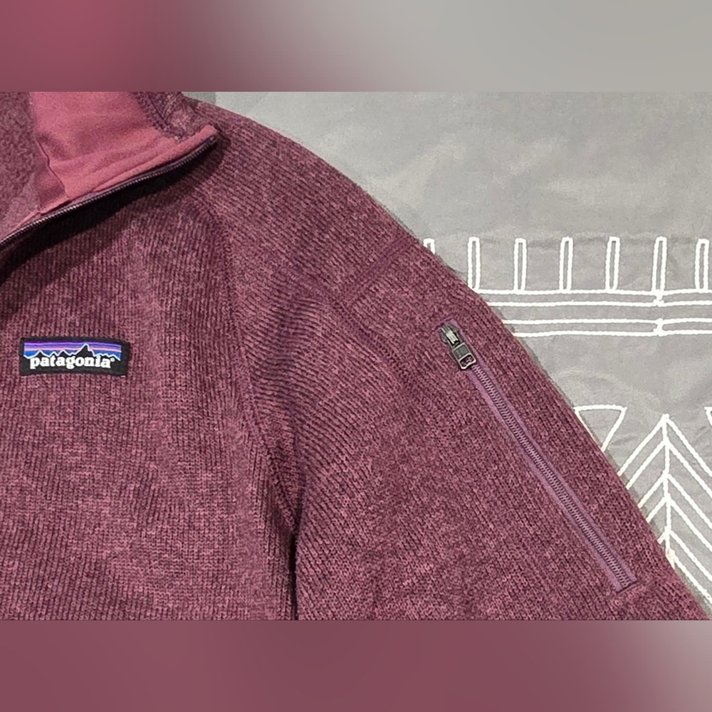 Patagonia Womens Better Sweater Quarter Zip Fleece Size Medium - Picture 4 of 8